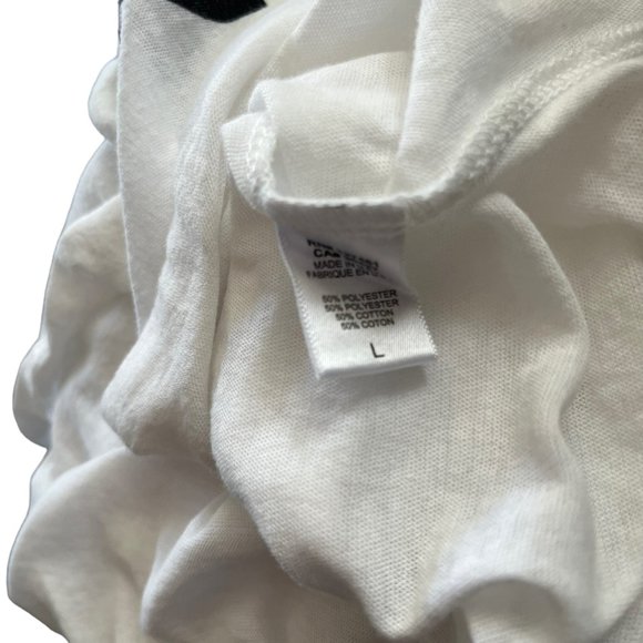 Wildfox Rose All Day Tee White and Black Large - Picture 4 of 4